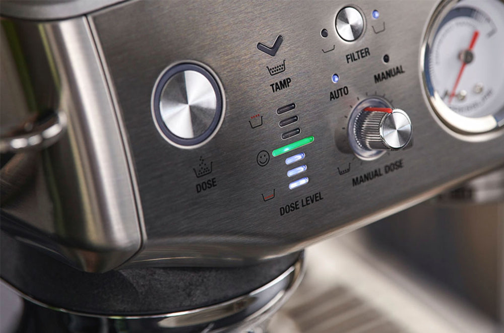 Breville Barista Express Impress Espresso Machine – Vaneli's Handcrafted  Coffee