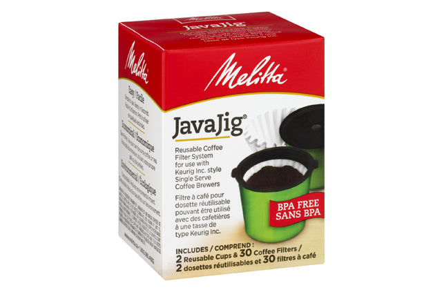 Melitta Javajig Reusable Cups & Filters – Vaneli's Handcrafted Coffee